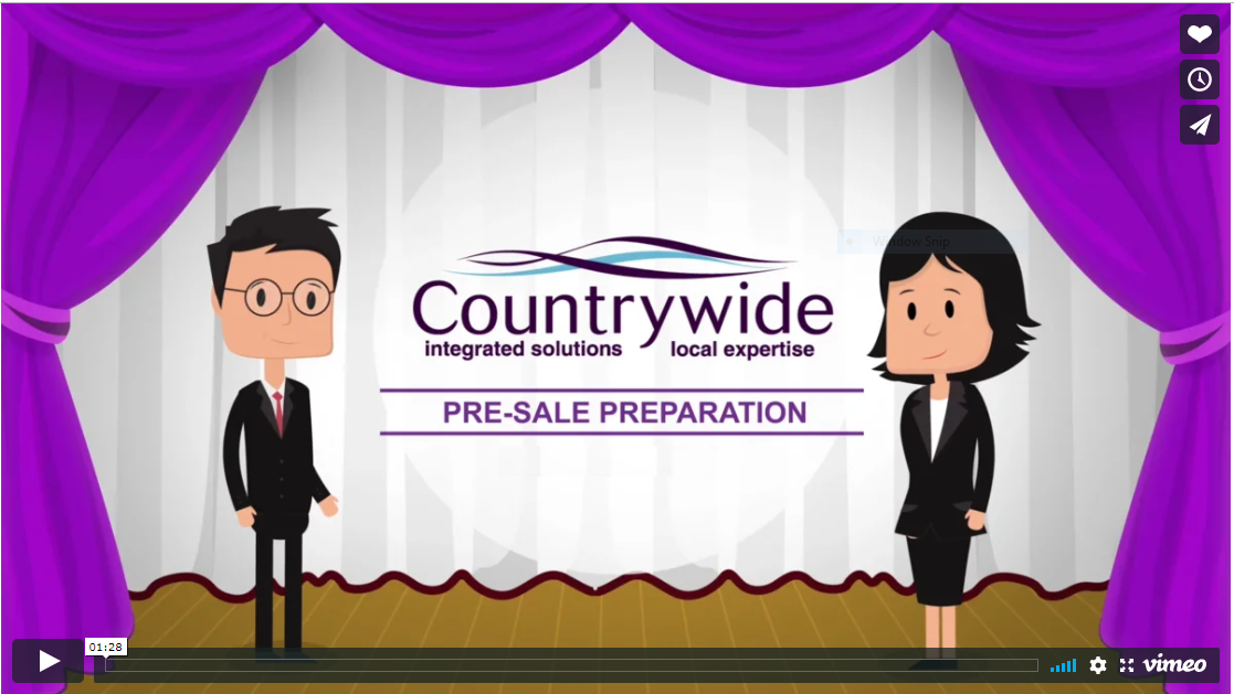 Opening screen of The Pre-sale Preparation video